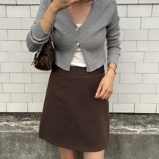 Basic mini skirt
