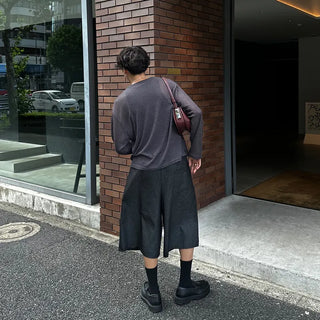 See-through round knit