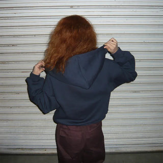 (Unisex) Washable Hooded Zip-Up