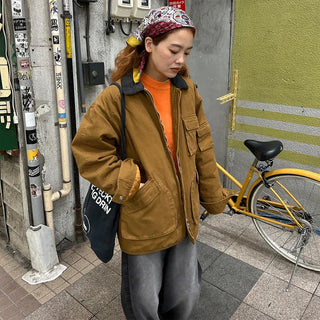 (Unisex) Pocket Work Jacket