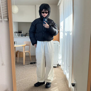Big Hoodie String Padded Jacket