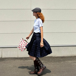 Buckle belt boots