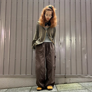 (Unisex) Double Knee Banding Pants