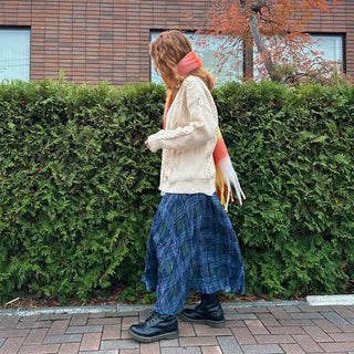 (Unisex) Cable Low Gauge Box Knit