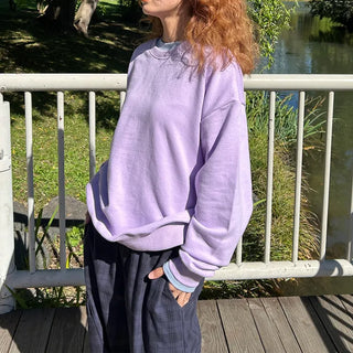 (Unisex) Washed Cotton Sweatshirt
