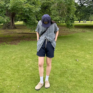 Bright check shirt