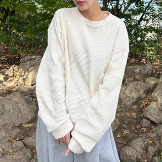 (Unisex) Waffle Sweatshirt