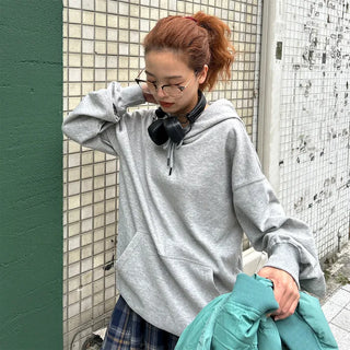 (Unisex) Oversized Basic Hoodie