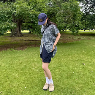 Bright check shirt