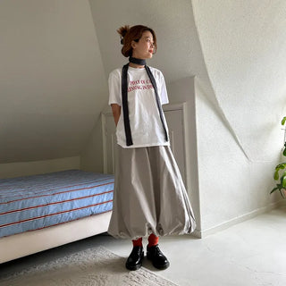 Layered knit scarf