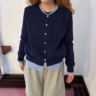 (Unisex) Double-Layered Cardigan