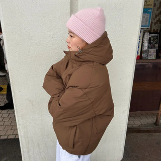 (Unisex) Hooded Padded Volume Jumper