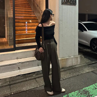Buckle Round Shoulder Bag