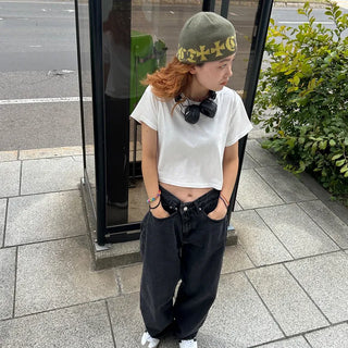 Patterned Color Short Beanie