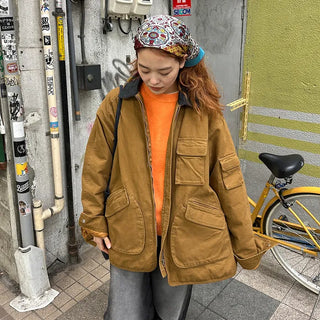 (Unisex) Pocket Work Jacket