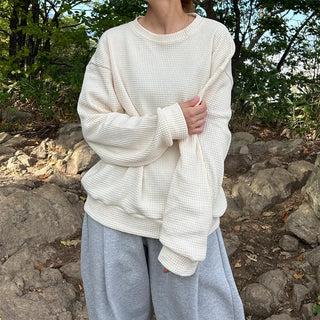 (Unisex) Waffle Sweatshirt
