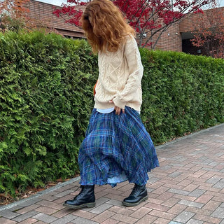 (Unisex) Cable Low Gauge Box Knit