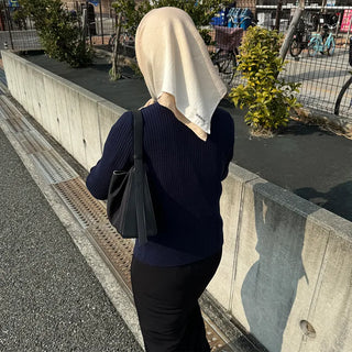 Simple ribbed cardigan