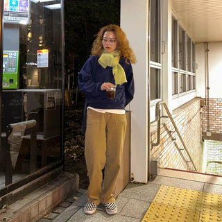 Cotton seam sweatshirt