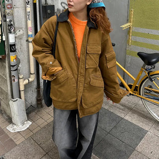 (Unisex) Pocket Work Jacket
