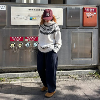 (Unisex) Cotton Wide Pants