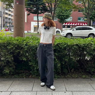 Unisex Loose Fit Denim Pants
