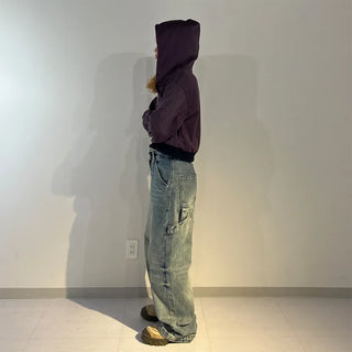 (Unisex) Vintage-style denim pants