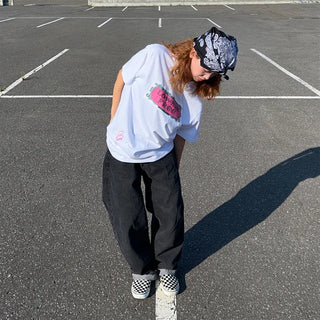 Unisex Loose Fit Denim Pants