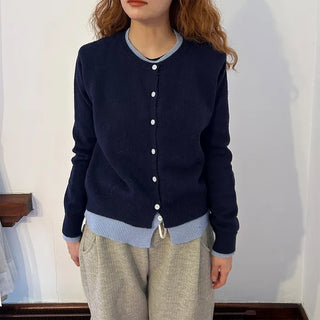 (Unisex) Double-Layered Cardigan
