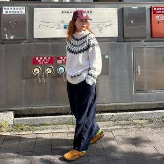 (Unisex) Cotton Wide Pants