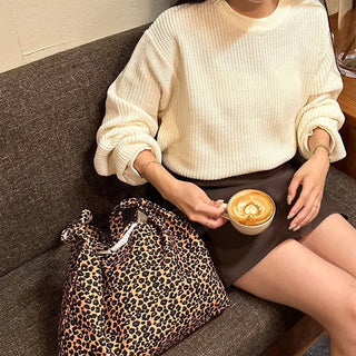 Oversized round knit