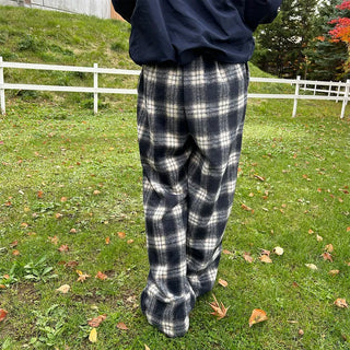 Checked Banding Pants