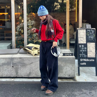 Basil Wool V-Neck Knit