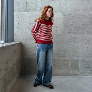 Soft border knit
