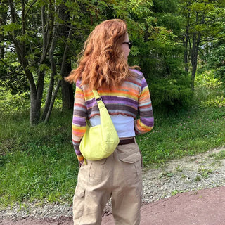 Rainbow Cropped Knitwear