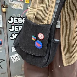 Denim Knot Bag