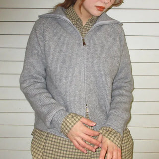 Double zip-up knit