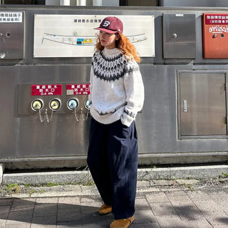 (Unisex) Cotton Wide Pants