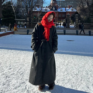 Plain Long Hairy Scarf