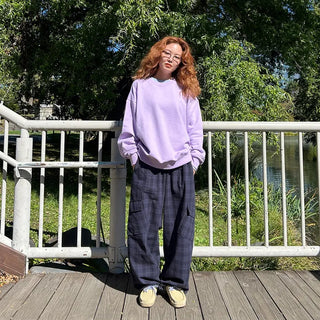 (Unisex) Washed Cotton Sweatshirt
