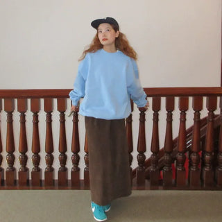 Napping long skirt