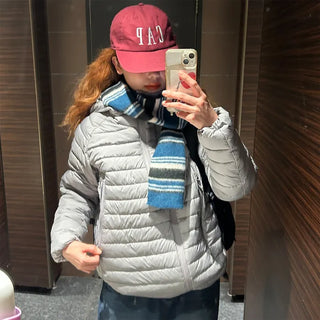 (Unisex) Hooded Padded Down Jacket