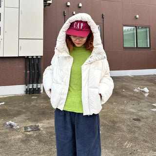 Cropped hooded jacket