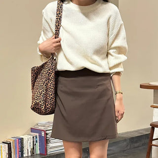 Oversized round knit