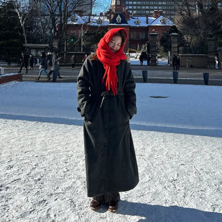Plain Long Hairy Scarf