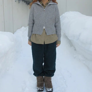 Double zip-up knit