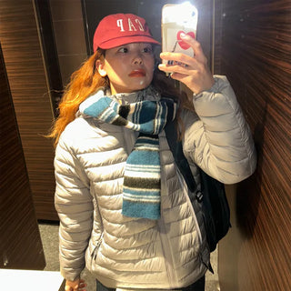 (Unisex) Hooded Padded Down Jacket