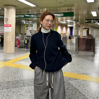 (Unisex) Soft Round Knit