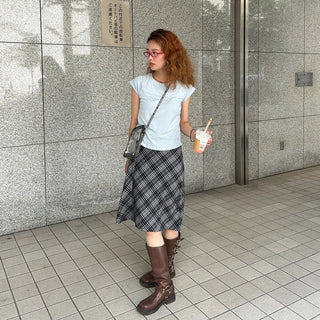 Buckle belt boots