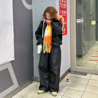(Unisex) Check Mix Scarf